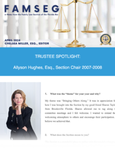 FAMSEG News April 2024 Trustee Spotlight